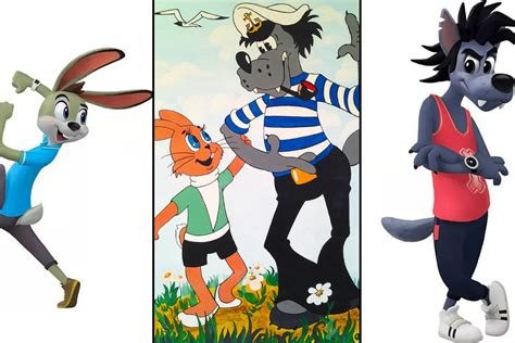 Vilkas ir Zuikis animacinio filmuko kadre