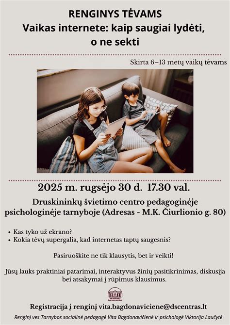 vaikas saugiai naršantis internete planšetėje