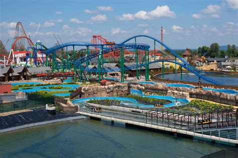 Atrakcionų parko panorama