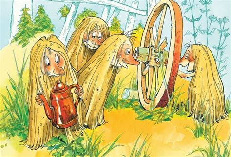 Estų rašytojo Edgaro Valterio knygos „Puokiai“ iliustracija