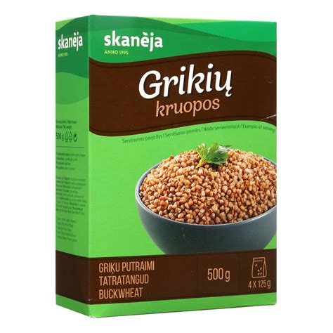grikių kruopos dubenyje