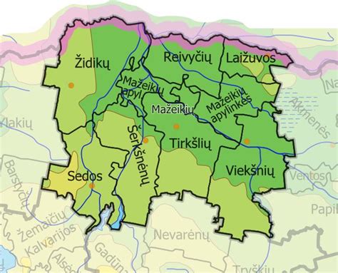 Mažeikių miesto istorinis žemėlapis