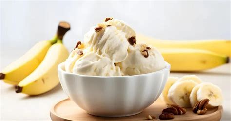 Nuotrauka naminių bananinių ledų