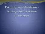 Antibiotikų veikimo principas prieš bakterijas