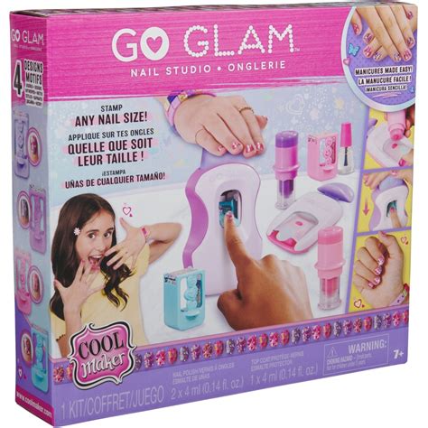 Cool Maker Go Glam folijos nagų rinkinys ir jo komponentai