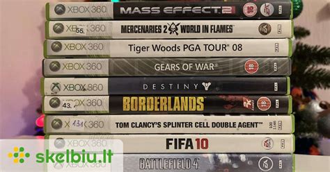 Xbox 360 žaidimų kasetės