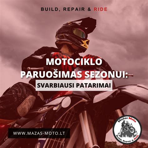 Vaikiško motociklo priežiūros patarimai