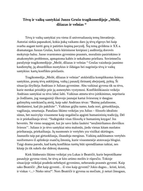 vaikų ir tėvų meilė