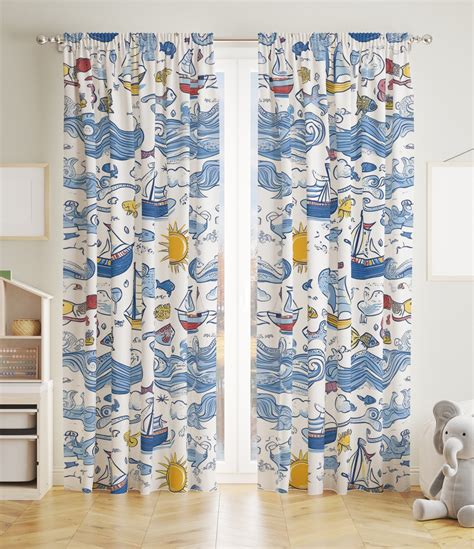 vaikiškos užuolaidos su personažais