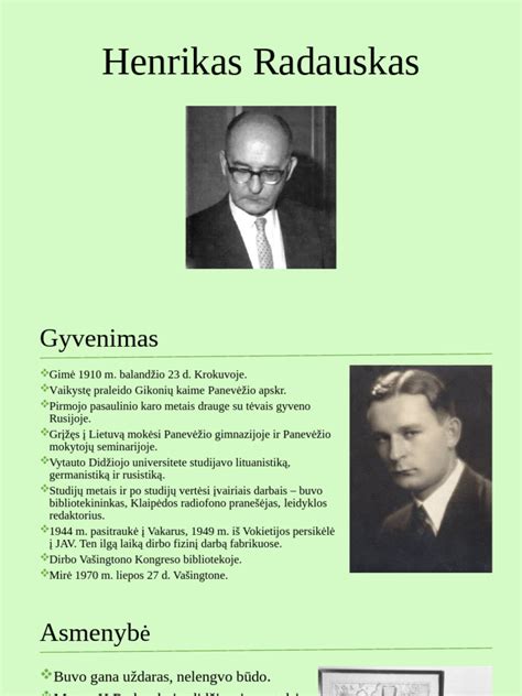 Henrikas Radauskas: poeto portretas ir kūrybinis palikimas