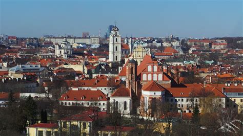 Vilniaus senamiesčio panorama, idealiai tinkanti filmavimams