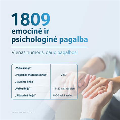 emocinės pagalbos linija