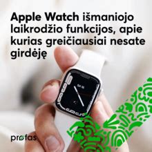 išmaniojo laikrodžio funkcijos