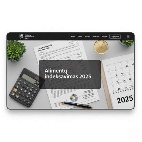 Indeksuojamų alimentų diagrama