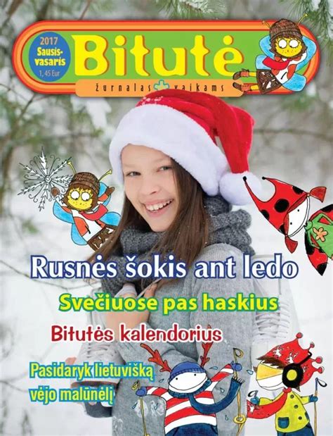 Žurnalo „Bitutė“ viršelis su spalvingais personažais