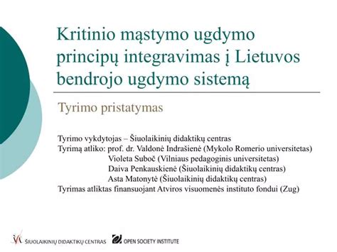 ugdymo principų schema