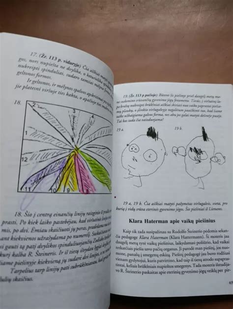 Vaikų piešinių pavyzdys: žmogeliukas dideliu galva