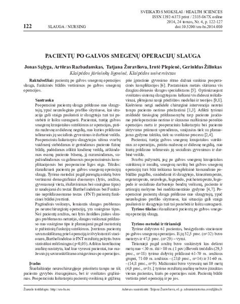 smegenų operacijų metodų palyginimas