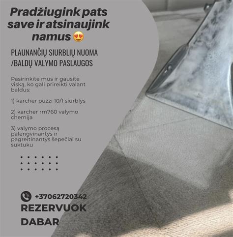 tvarkingi ir švarūs baldai
