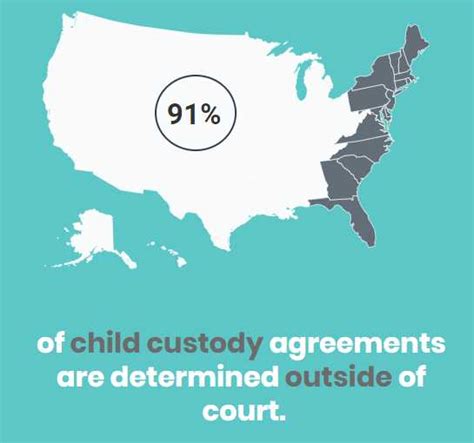 Map showing international child custody agreements