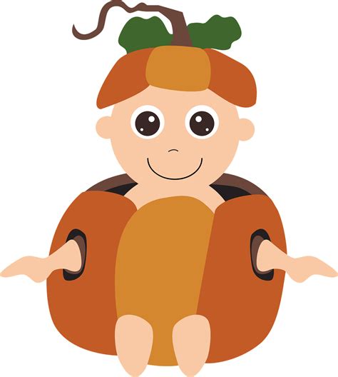 Kūdikis, valgantis moliūgų tyrelę
