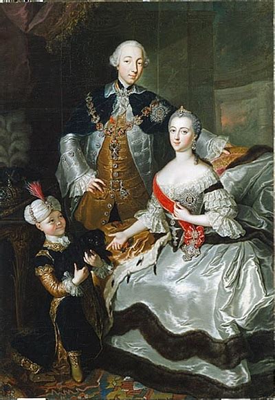 Jekaterina II jaunystėje ir Petras III