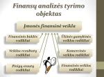 Įmonės finansinių rodiklių diagrama