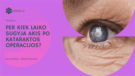Kataraktos pažeistos akies pavyzdys