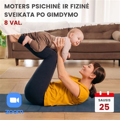 moters emocinė ir fizinė būklė po gimdymo