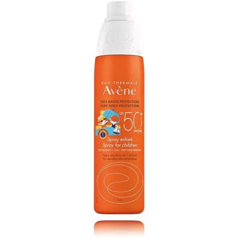 Avene SPF50+ purškalas vaikams pakuotė