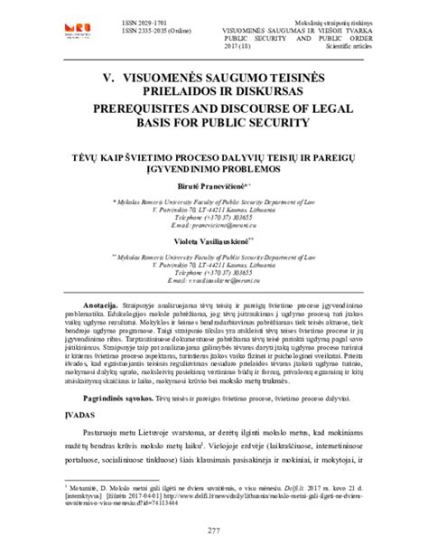 Tėvų atsakomybės ir pareigų schema