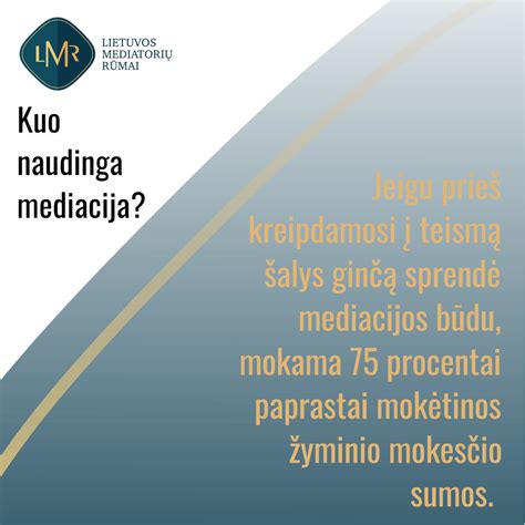 Mediacijos nauda šeimos ginčuose