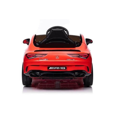 Vaikiškas elektromobilis Mercedes AMG CLA 45s šoninis vaizdas