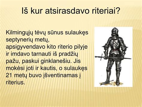 Viduramžių riterio simbolika