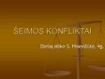 Šeimos konfliktai ir vaikų atstūmimas