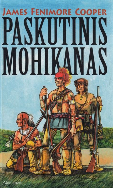 James Fenimore Cooper knygos „Paskutinis mohikanas“ iliustracija