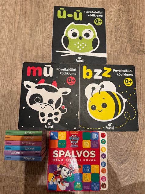 kūdikių knygelės su paveikslėliais