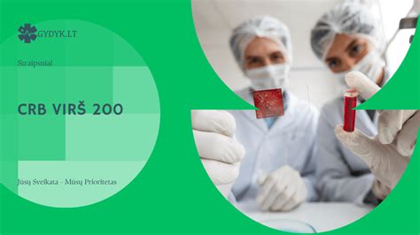 Infografika: CRB reikšmės ir galimos priežastys