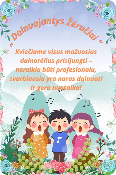 vaikai dainuojantys liaudies dainas
