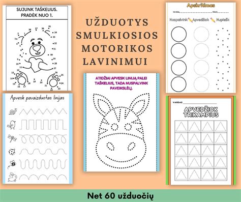 vaikas atliekantis smulkiosios motorikos užduotį