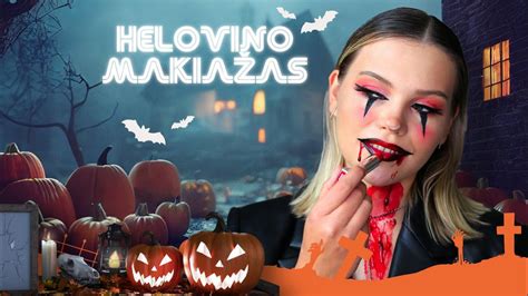 vaikiškas helovyno makiažas
