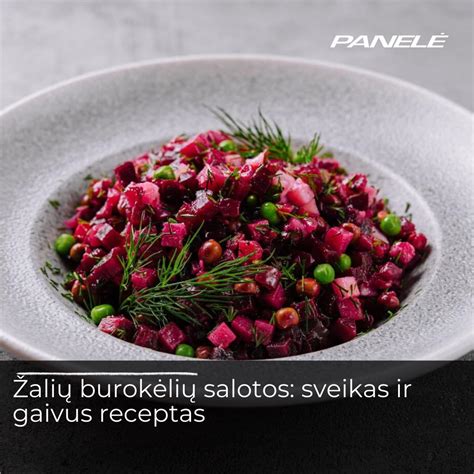 Tarkuoti žali burokėliai salotoms