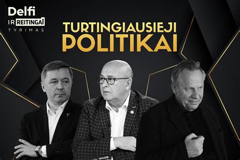 Grafikas, vaizduojantis turtingiausių Lietuvos politikų turtą