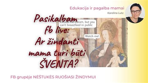 Mama žindanti kūdikį viešojoje erdvėje, prisidengusi