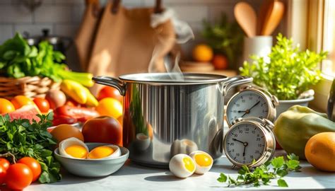 lentelė su kiaušinių virimo laiku