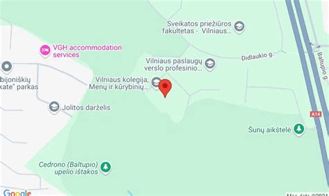 Vilniaus medicinos įstaigų žemėlapis