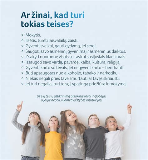 Institucijos, ginančios vaikų teises Lietuvoje