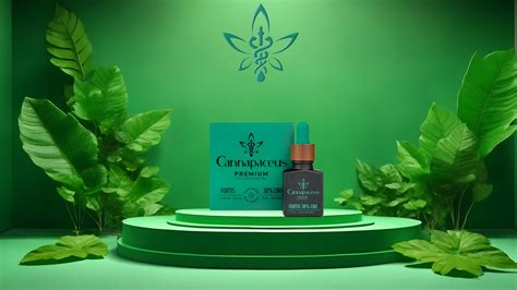 Kanapių augalas su etiketėmis THC ir CBD