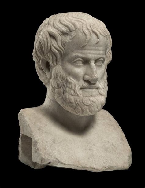 Antikos filosofo Aristotelio biustas