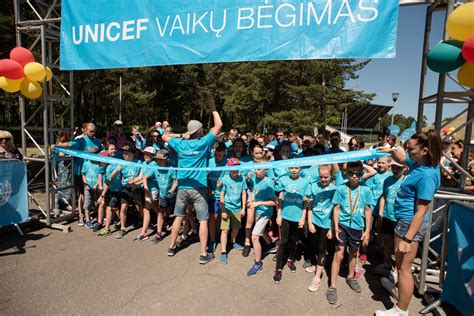 UNICEF Vaikų bėgimas Lietuvoje